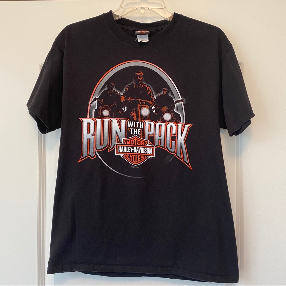 Like New Harley Davidson Black Haynes T-Shirt